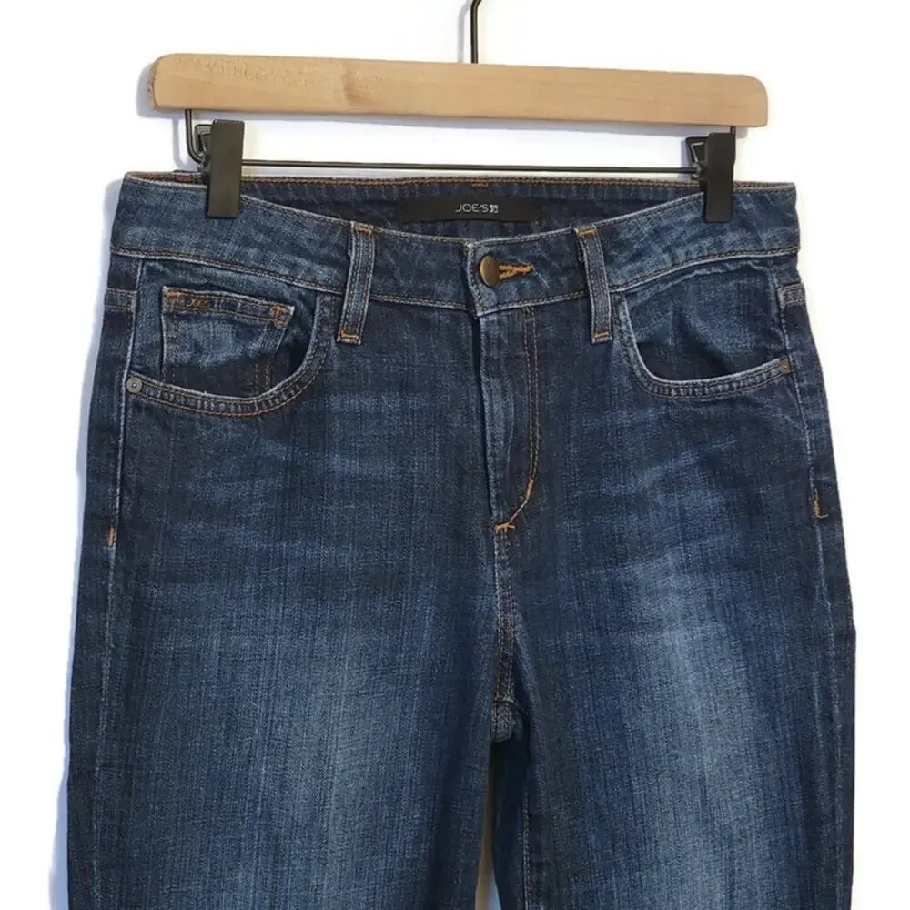 JOE'S Jeans Visionaire Flare Denim Jean Stephanie Dark Wash Mid Rise Stretch 28 - Picture 8 of 13